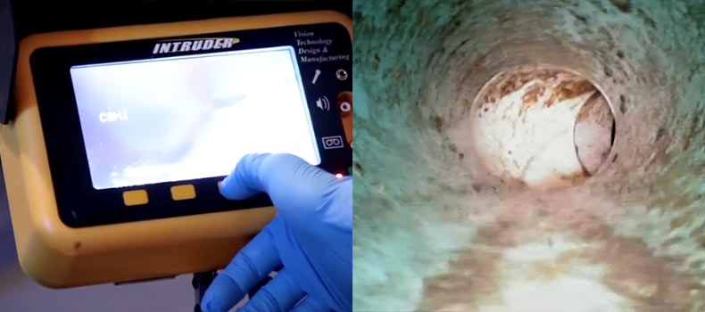 A sewer scope video inspection from Star Coast Services